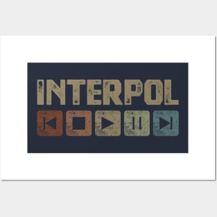 Interpol Control Button Posters and Art